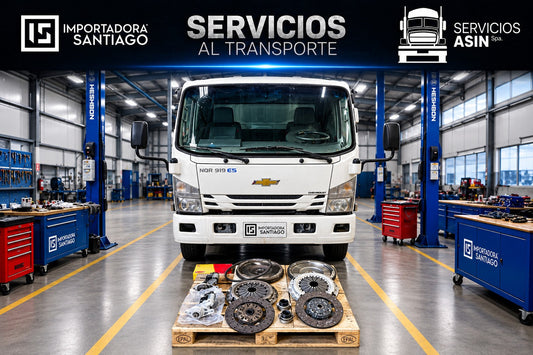 Reparación de Embrague Chevrolet NQR 919 E5 con Volante Nuevo