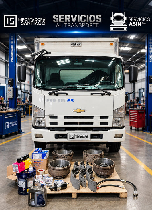 Reparación Correctiva de Frenos Chevrolet FRR 1119 en Santiago