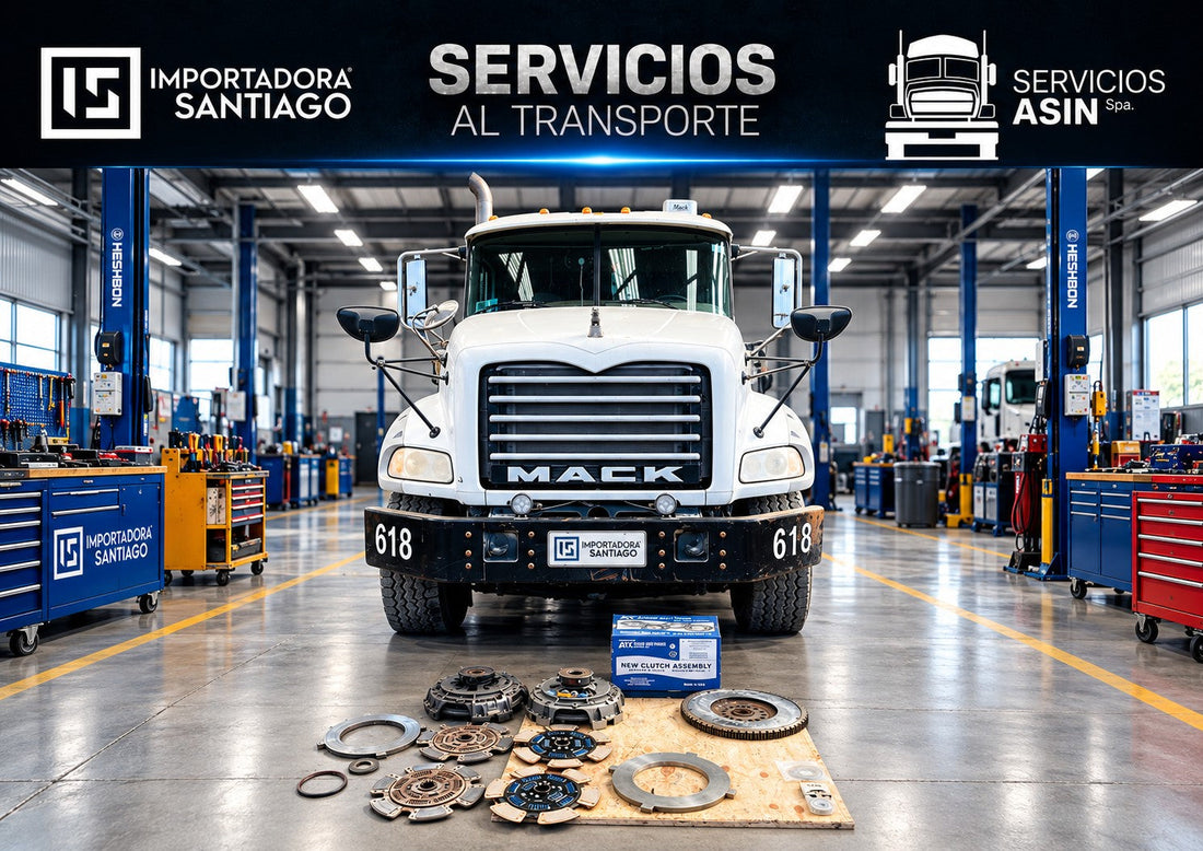 Reparación de embrague Mack Granite con kit americano reforzado de 15 1/2 pulgadas