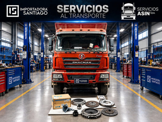 Reparación de Embrague Shacman F3000 Bi-Direccional con Kit Eaton 430