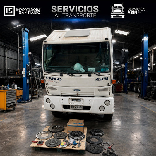 Reparación Correctiva de Embrague Ford Cargo 4331 con Kit Eaton Doble Disco