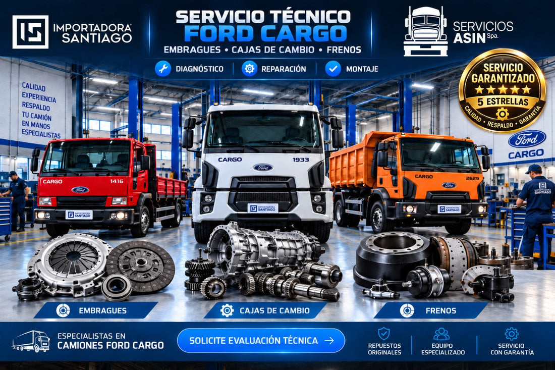 Servicio Técnico de Embragues, Cajas de Cambio y Frenos Ford Cargo