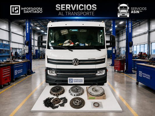 Reparación de embrague Volkswagen Delivery 6.160 en Servicio Técnico Importadora Santiago