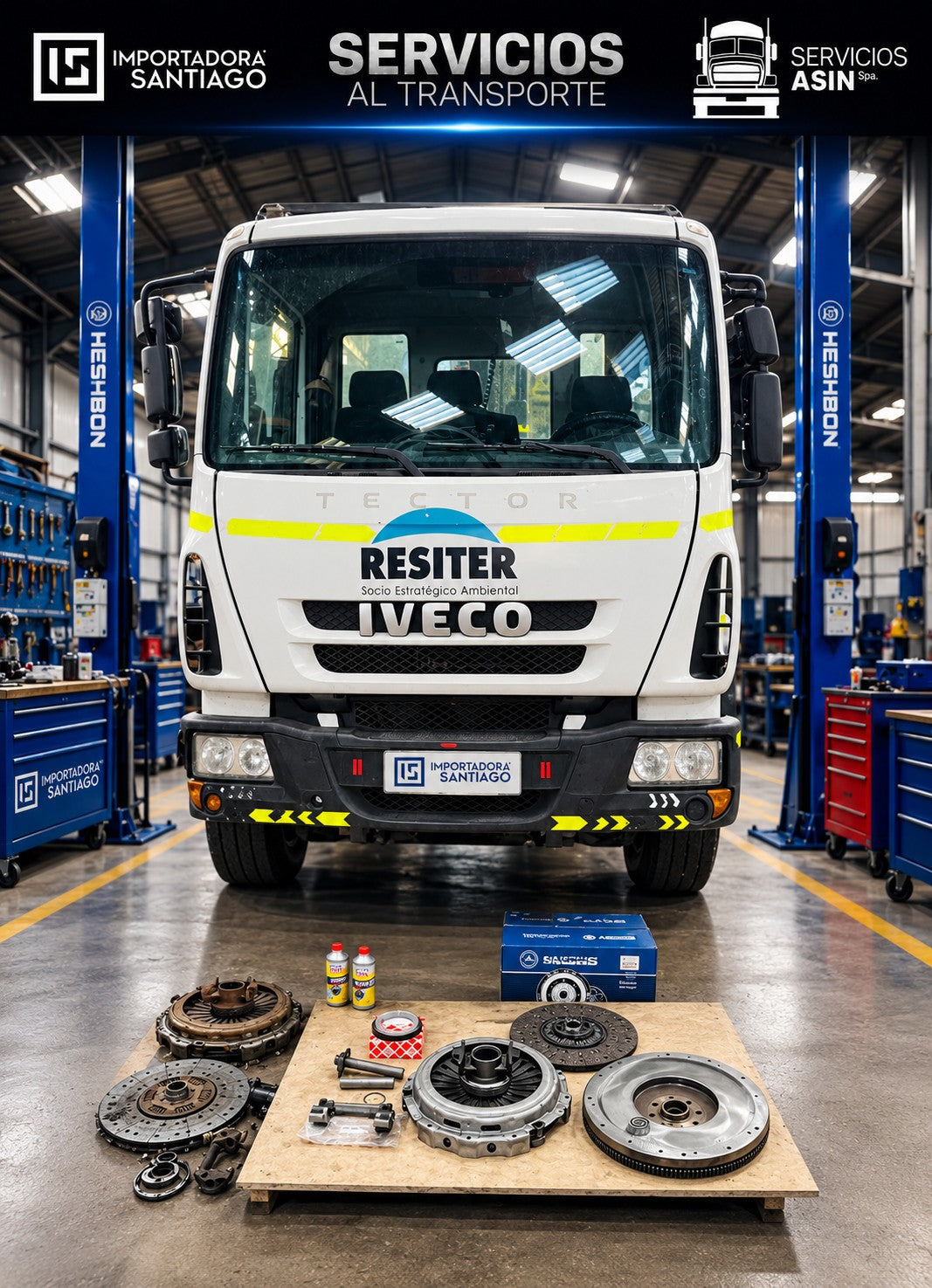 Reparación de Embrague Iveco Tector 260E30 con Kit AVL Krafttechnik