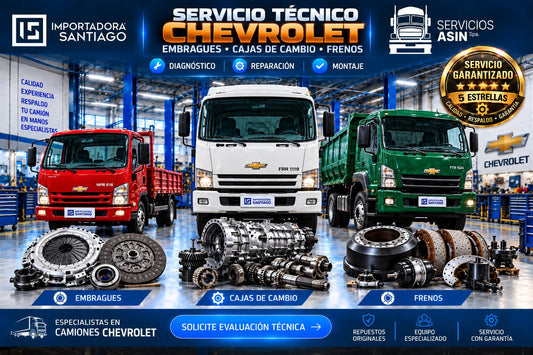 Servicio Técnico de Embragues, Cajas de Cambio y Frenos Chevrolet