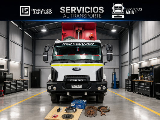 Reparación Correctiva de Embrague Ford Cargo 2629 en Santiago