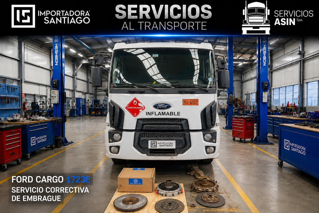 Reparación Correctiva de Embrague Ford Cargo 1723E en Santiago