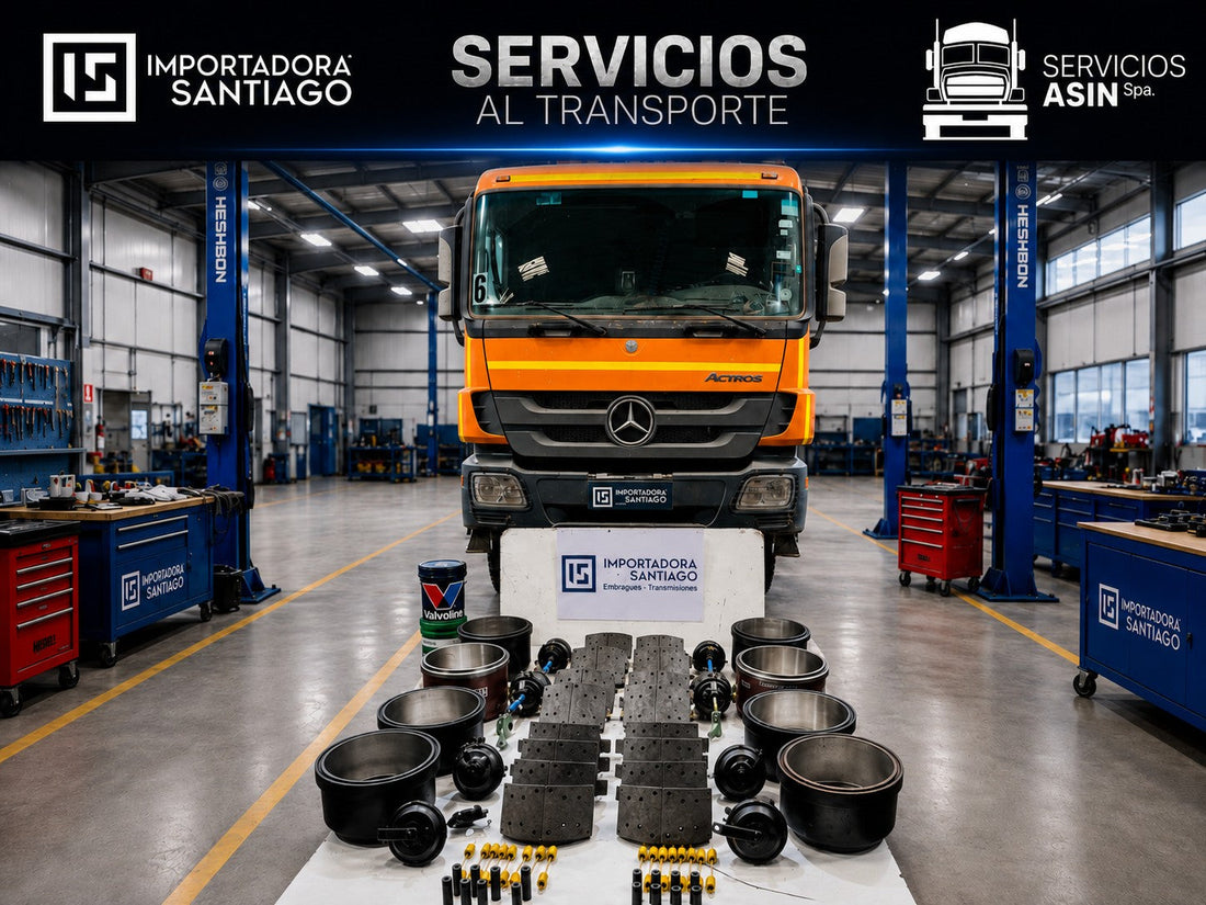 Reparación mayor de frenos Mercedes-Benz Actros 4144K | Importadora Santiago