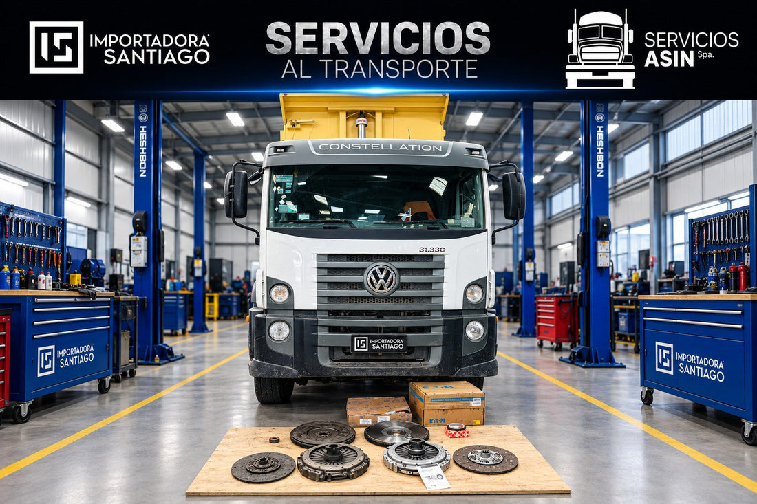 Servicio correctivo de embrague Volkswagen Constellation 31.330 Tolva 6x4 en Santiago