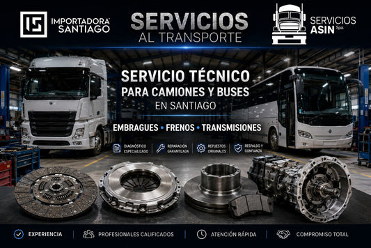 Servicio Técnico para Camiones y Buses en Santiago | Embragues, Frenos y Transmisiones