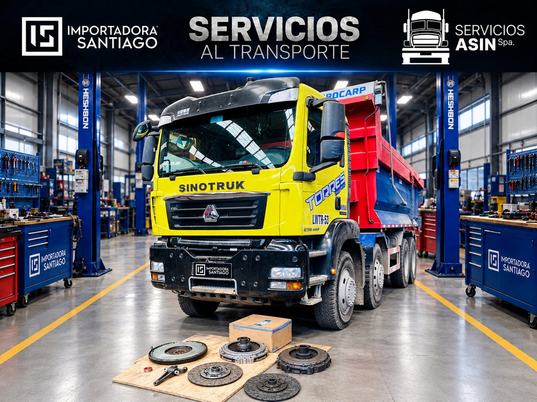 Reparación de Embrague Sinotruk C7H 440 Tolva 8x4 con Kit Eaton 430