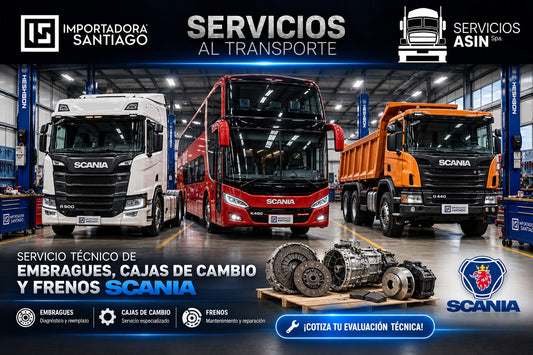 Servicio Técnico de Embragues, Cajas de Cambio y Frenos Scania