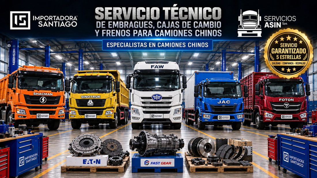 Servicio Técnico Camiones Chinos: Shacman, Sinotruk, FAW, JAC y Foton
