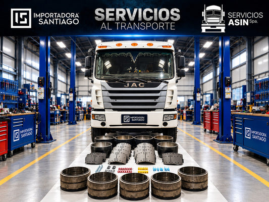 Reparación Correctiva Mayor de Frenos Camión JAC HFC3311 en Santiago