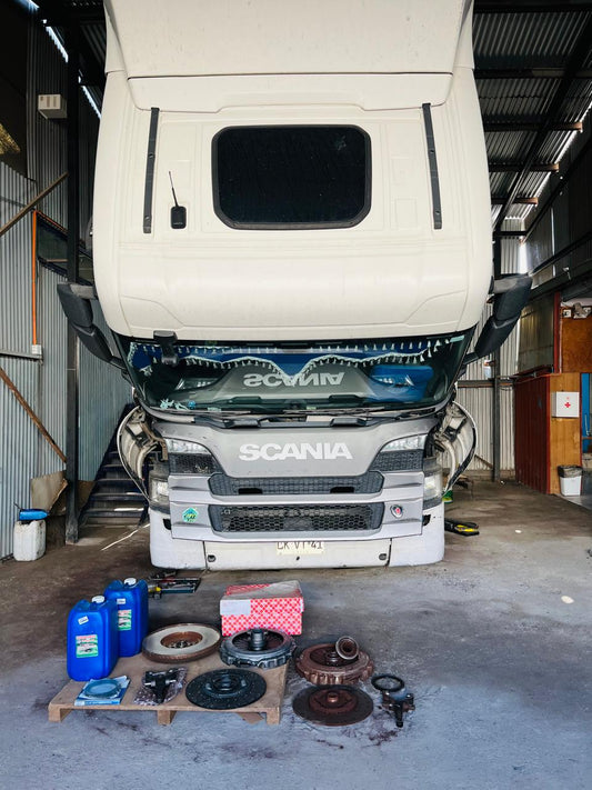 Reparación correctiva de embrague Scania G410A en Santiago