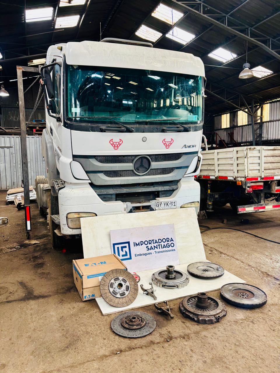 Reparación Correctiva de Embrague Mercedes-Benz Axor 2536 LS en Santiago