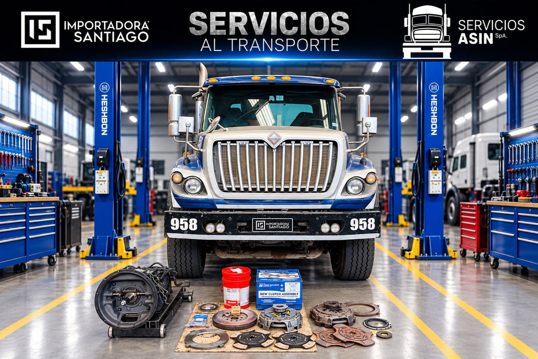 Reparación Caja Eaton Fuller y Embrague International 7600 Illinois