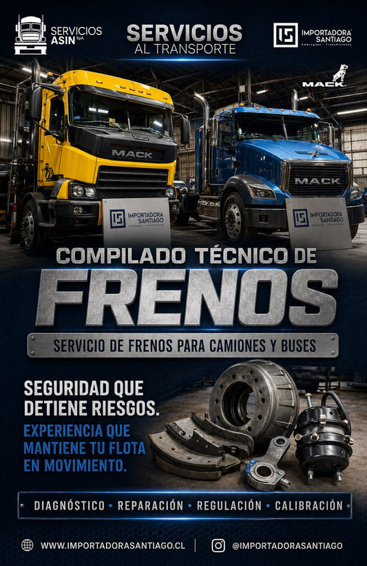 Servicio Técnico de Frenos para Camiones y Buses | Importadora Santiago