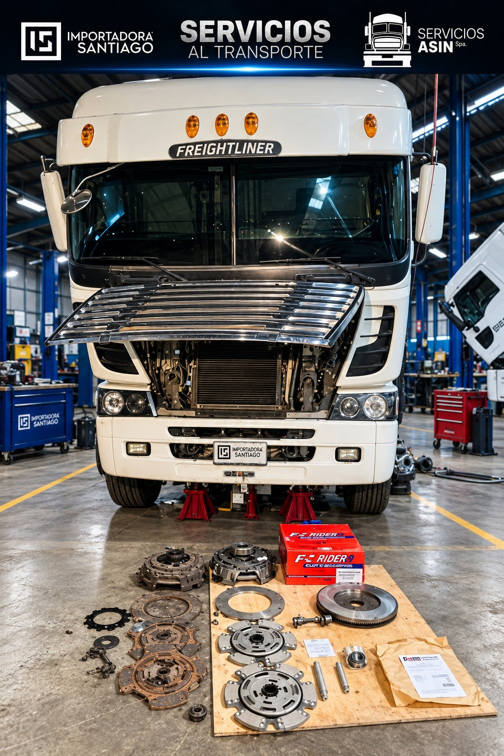 Reparación de Embrague Freightliner Argosy 2012 Reforzado 6 Aspas