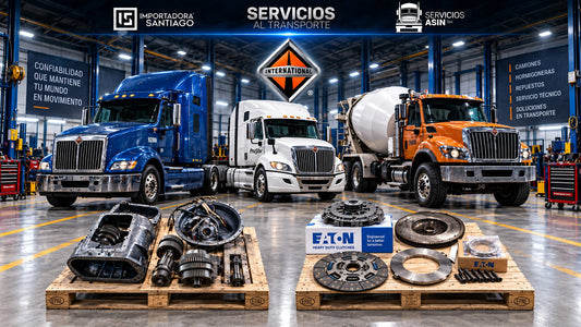 Servicio técnico de embragues y cajas de cambio para camiones International en Importadora Santiago