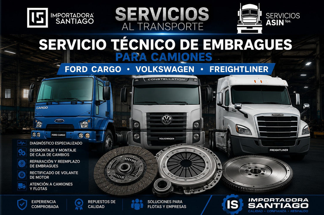 Servicio Técnico de Embragues Ford Cargo, Volkswagen y Freightliner para Camiones